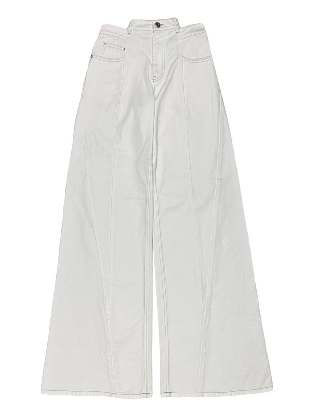 Maison Margiela White Decortique Wide-Leg Jeans